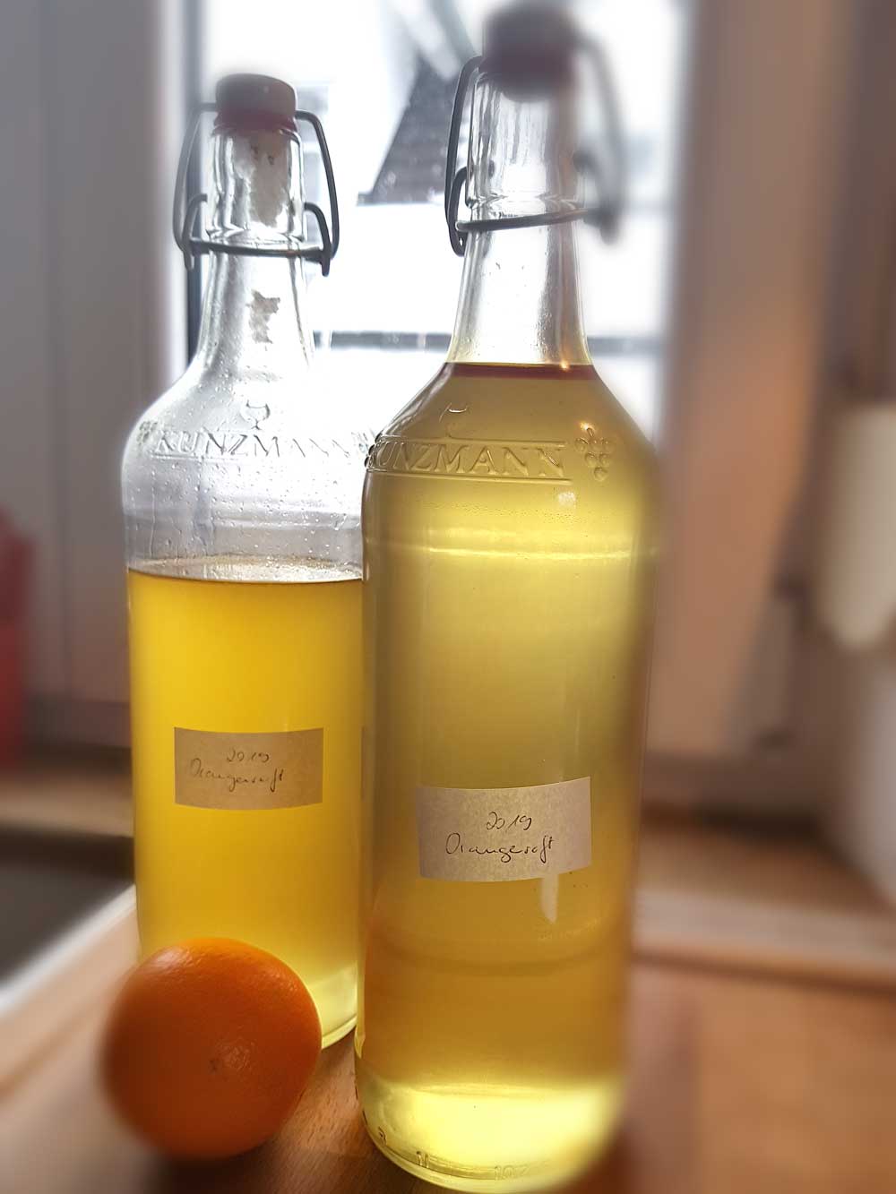 Orangensirup Rezept - im Sommer Limonade im Winter Punsch